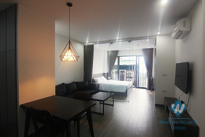 New lake view  one bedroom apartment for rent in To Ngoc Van street, Tay Ho district, Ha Noi
